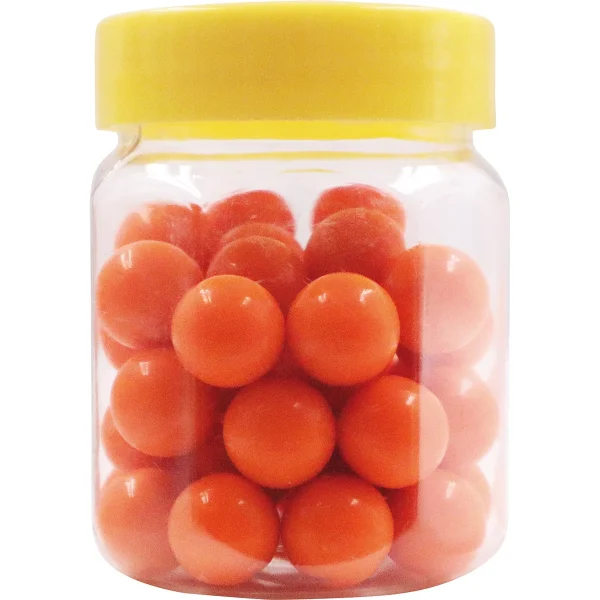 40 perles oranges pour créations de perles — Eduplay jouet éducatif crèche