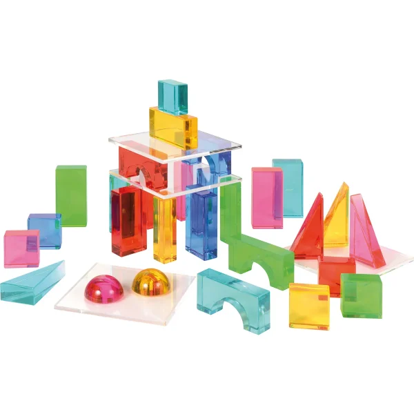 Blocs Géométriques Acryliques 32 Pièces — Jouet éducatif Eduplay