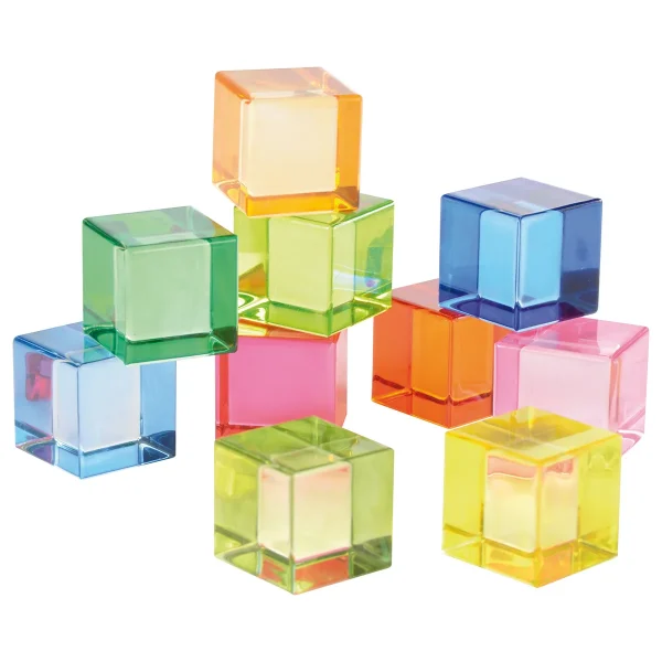 Pierres acryliques ensemble de 10 assorties — Eduplay jouet pédagogique crèche