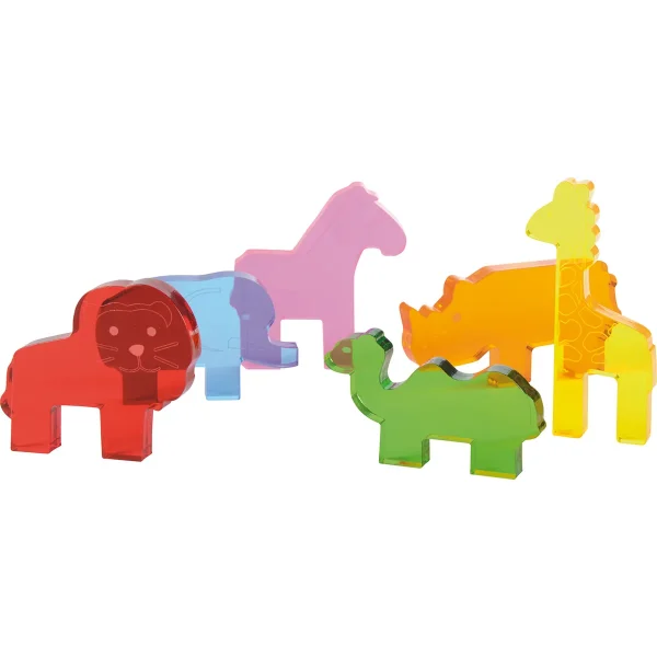 Animaux sauvages acryliques ensemble de 6 — Eduplay jouet pédagogique crèche