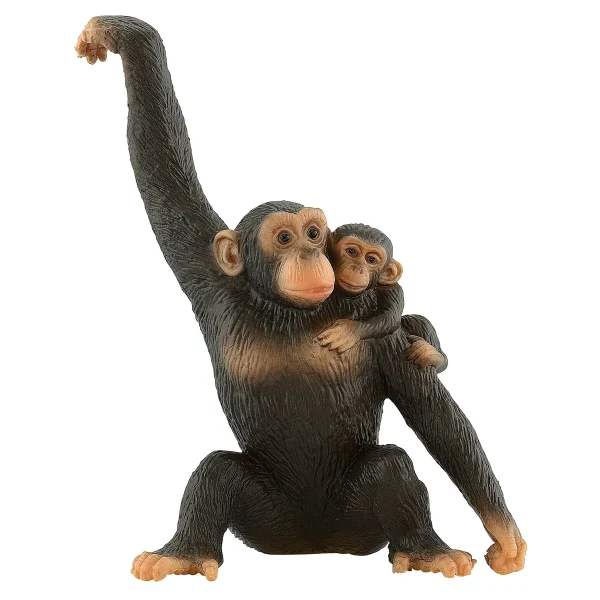 Figurine Maman Singe avec Bébé — Jouet éducatif Eduplay