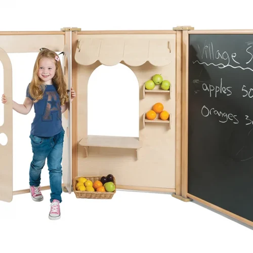 Ensemble panneau boutique en érable — Millhouse Jeu éducatif École