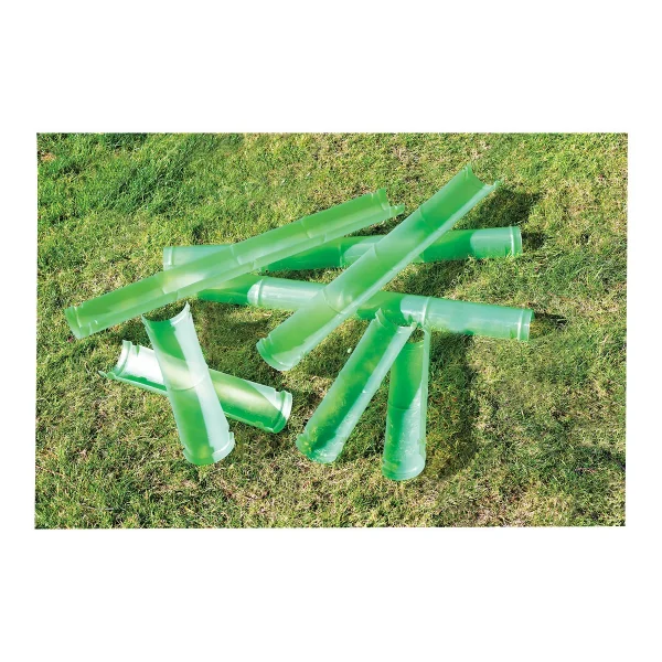 Set de 8 gouttières d'eau style bambou — Jouet éducatif maternelle Eduplay