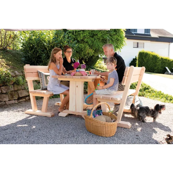 Banc pour adultes en Sapin Douglas — Kiki-Ena Matériel créatif Bois naturel