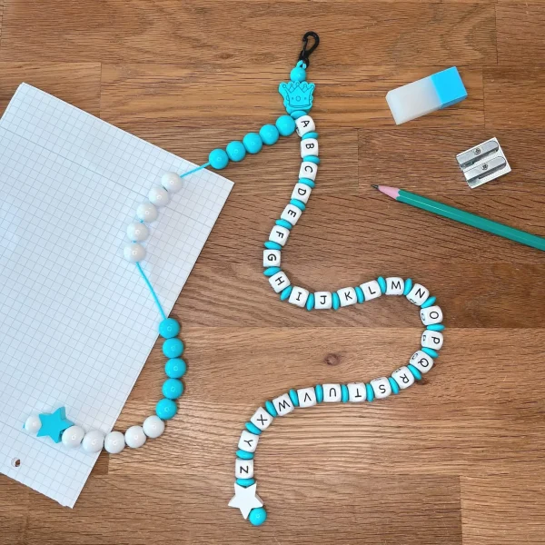 Kit de loisirs créatifs Chaîne de calcul ABC Couronne — Kiki-Ena Matériel de loisirs créatifs Bois naturel