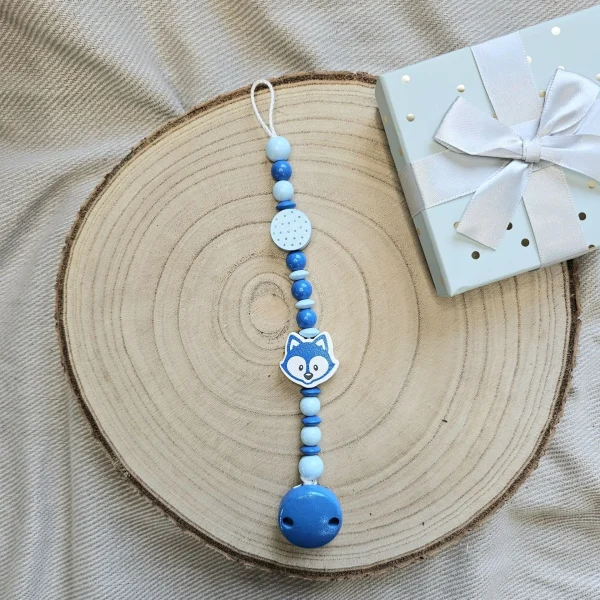 Ensemble de création Chaîne de sucette Bleu III — Kiki-Ena Matériel de bricolage Bois naturel