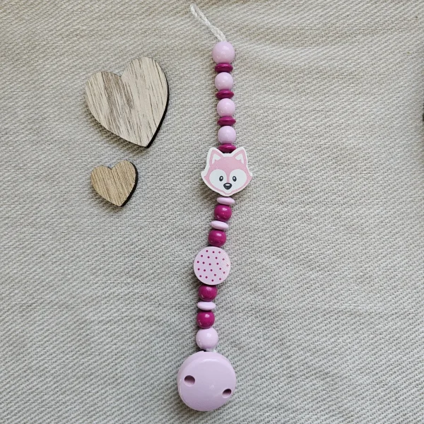 Set de bricolage Chaîne de sucette Rose IV — Kiki-Ena Matériel de bricolage Bois naturel