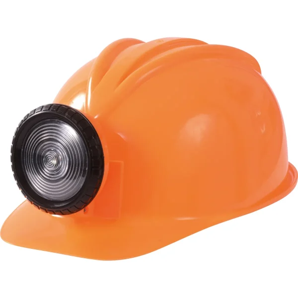 Casque de construction avec lampe orange — Eduplay, jouet pédagogique
