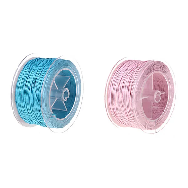 Cordon coton Ø 1 mm • 1 mètre — Kiki-Ena Matériel créatif Bois naturel
