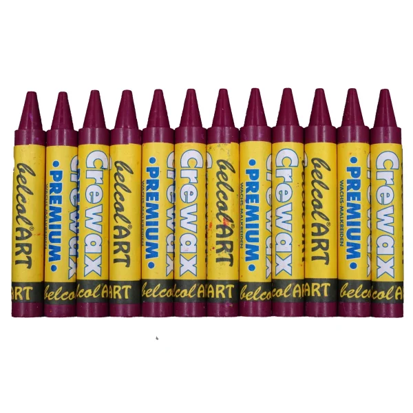 belcolART Crewax Premium 12 crayons de cire lilas — Jouet pédagogique Eduplay pour la maternelle
