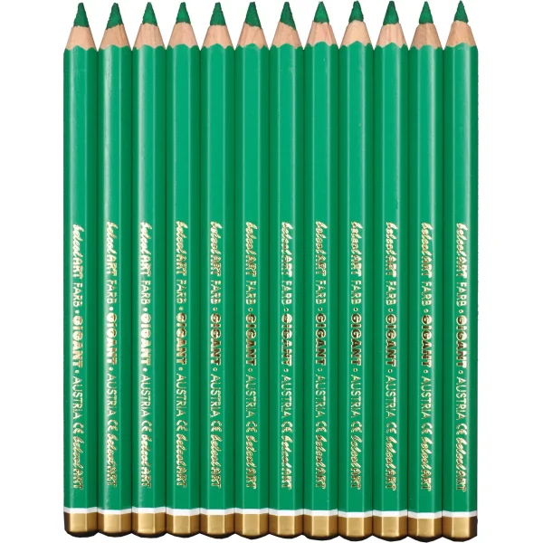 belcolART Farb Gigant 12 crayons verts mai — Jouet pédagogique Eduplay pour la maternelle