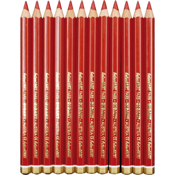 belcolART Farb Gigant 12 crayons marrons roux — Jouet pédagogique Eduplay pour la maternelle
