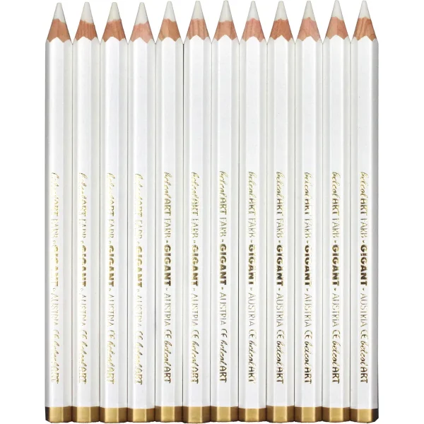 belcolART Farb Gigant 12 crayons blancs — Eduplay jouet pédagogique Maternelle