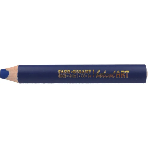 belcolART Farb Gigant 3in1 crayons de couleur bleus 10 pièces — Eduplay jouet pédagogique Maternelle