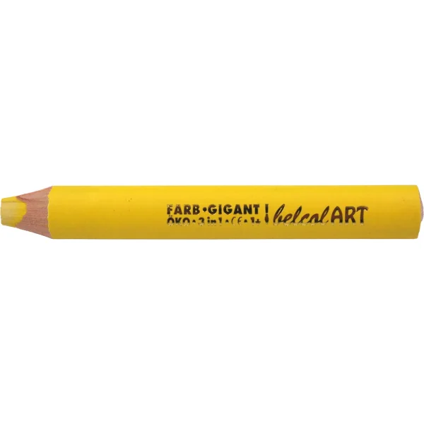 belcolART Farb Gigant 3in1 crayons de couleur jaunes 10 pièces — Eduplay jouet pédagogique Maternelle