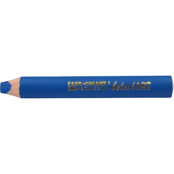 belcolART Farb Gigant 3in1 crayons de couleur bleus clairs 10 pièces — Eduplay jouet pédagogique Maternelle