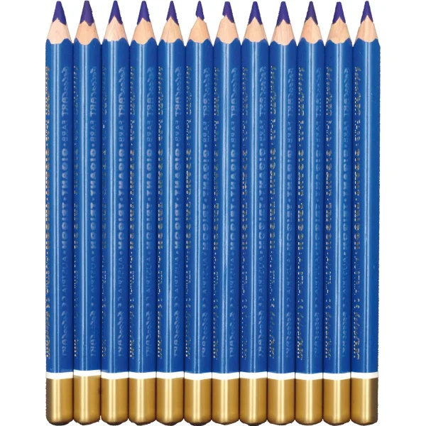 belcolART Farb Gigant Trigon 12 crayons bleu foncé — Eduplay jouet pédagogique Maternelle