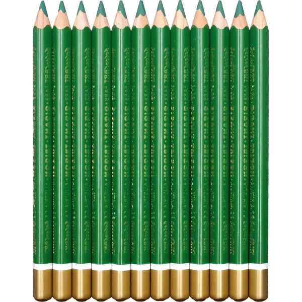belcolART Farb Gigant Trigon 12 crayons vert foncé — Eduplay jouet pédagogique Maternelle