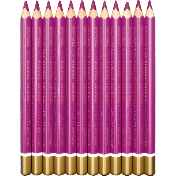 belcolART Farb Gigant Trigon 12 crayons magenta foncé — Eduplay jouet pédagogique Maternelle