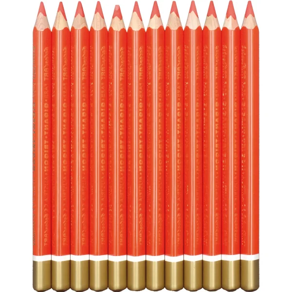 belcolART Farb Gigant Trigon 12 crayons orange foncé — Eduplay jouet pédagogique Maternelle