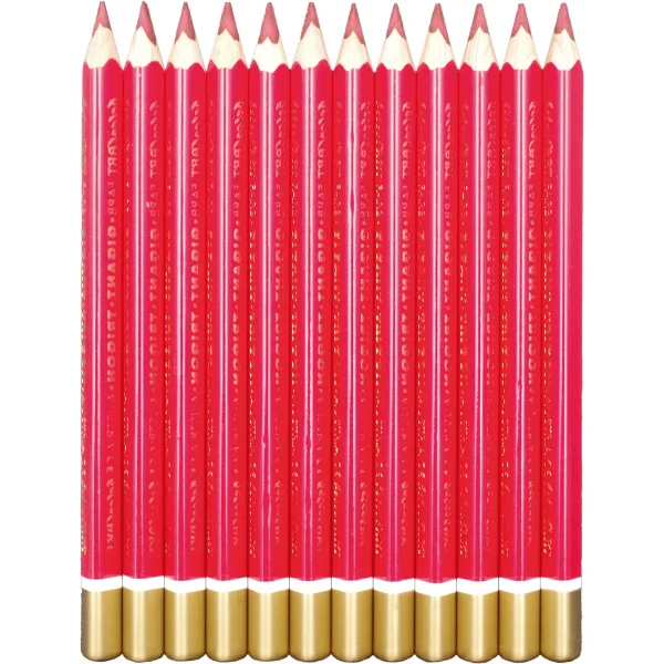 belcolART Farb Gigant Trigon 12 crayons rouge foncé — Eduplay jouet pédagogique Maternelle
