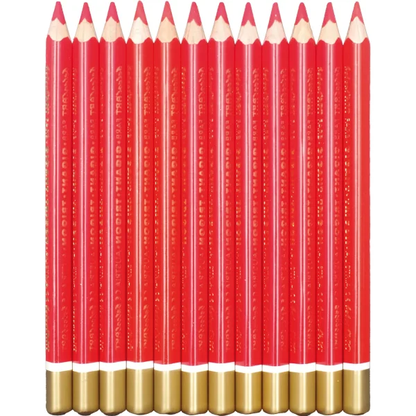 belcolART Farb Gigant Trigon 12 crayons rouge — Eduplay jouet pédagogique Maternelle