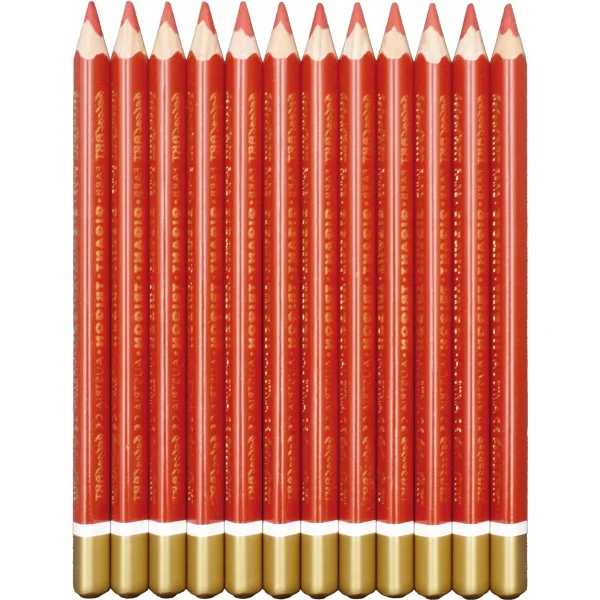 belcolART Farb Gigant Trigon 12 crayons marron rougeâtre — Eduplay jouet pédagogique Maternelle