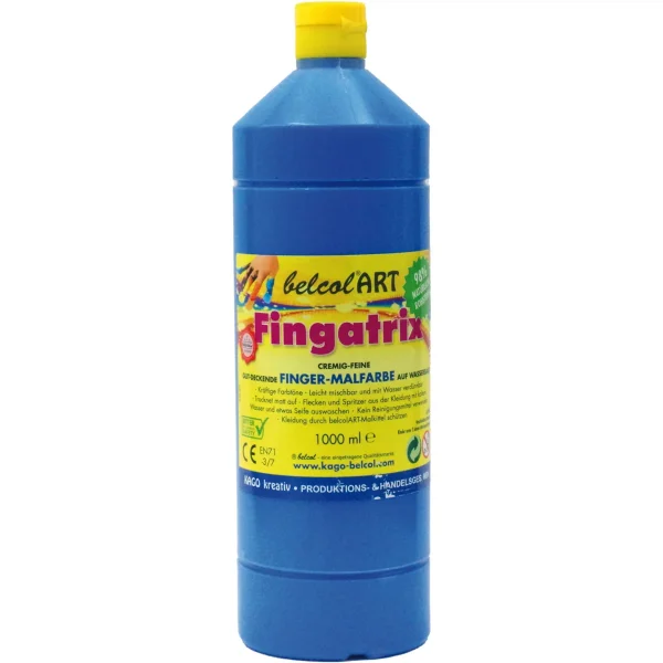 belcolART Fingatrix 1000ml bleu — Eduplay jouets pédagogiques maternelle