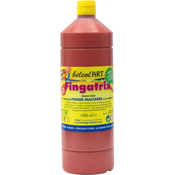 belcolART Fingatrix 1000ml marron — Eduplay jouets pédagogiques maternelle