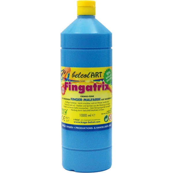 belcolART Fingatrix 1000ml bleu clair — Eduplay jouets pédagogiques maternelle