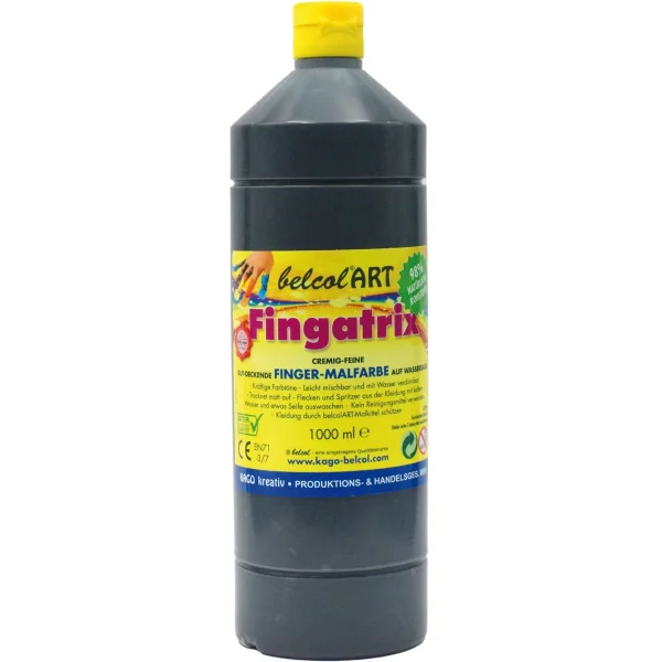 belcolART Fingatrix 1000ml noir — Eduplay jouets pédagogiques maternelle