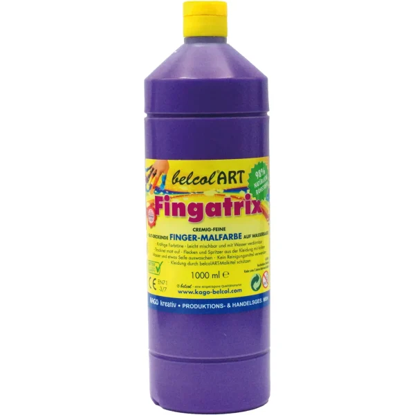 belcolART Fingatrix 1000ml violet — Eduplay jouets pédagogiques maternelle