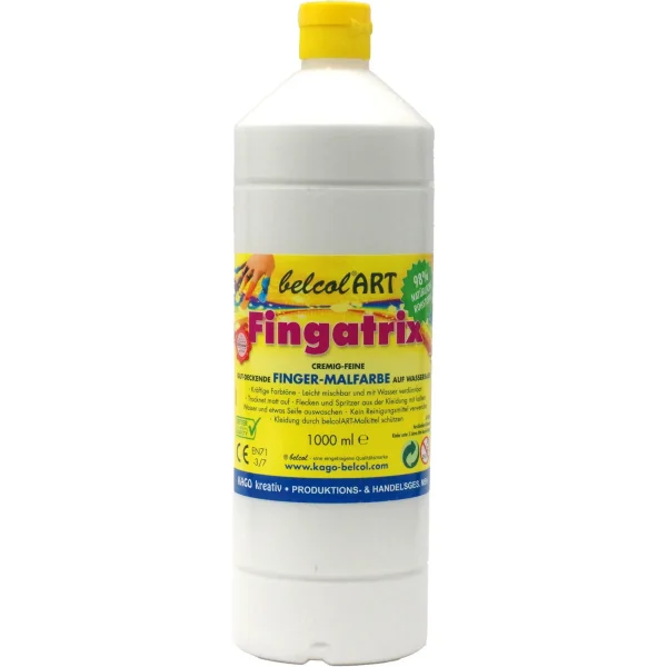 belcolART Fingatrix 1000ml blanc — Eduplay jouets pédagogiques maternelle