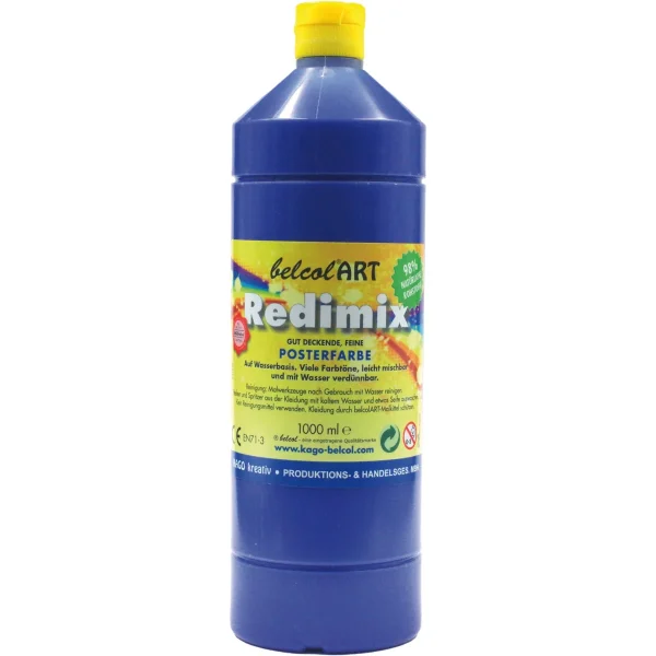 belcolART Redimix 1000ml bleu foncé — Eduplay jouets pédagogiques maternelle