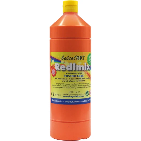 belcolART Redimix 1000ml orange — Eduplay jouets pédagogiques maternelle