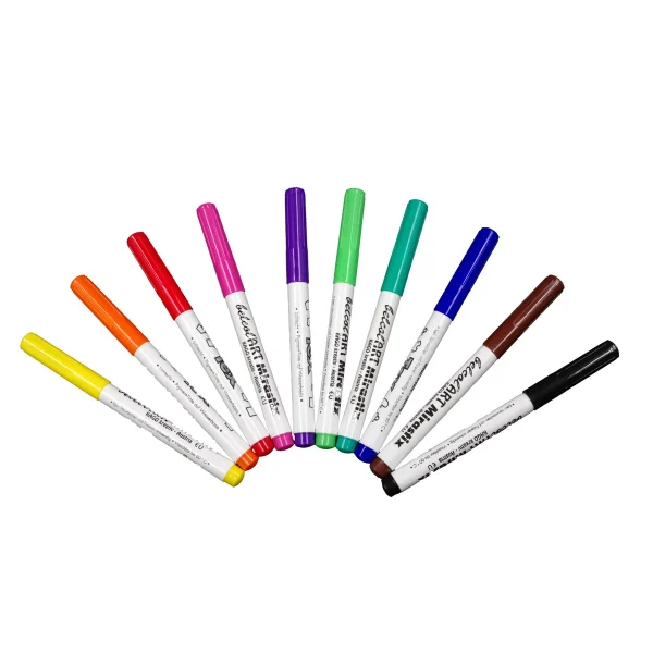 belcolART Marqueurs à tissu Mirastix Tex 10 pièces 10 couleurs — Eduplay jouets pédagogiques maternelle