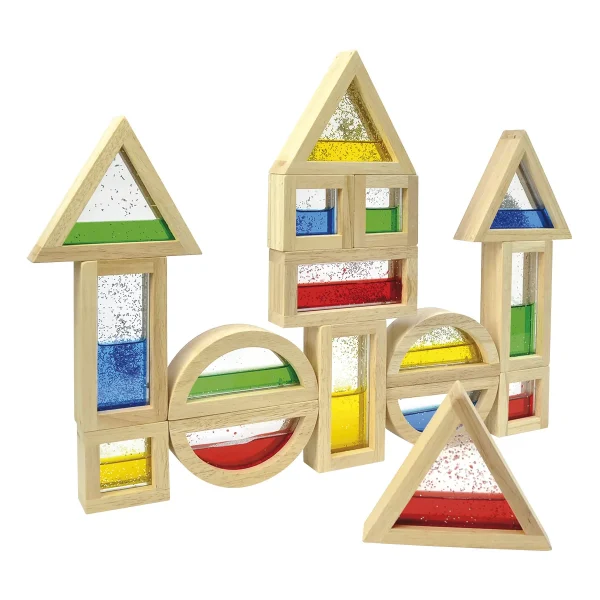Blocs avec paillettes 16 pièces — Eduplay jouet éducatif maternelle