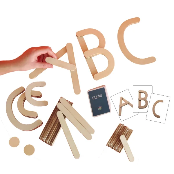 Boîte d'alphabet grande 38 pièces — Eduplay jouet éducatif maternelle