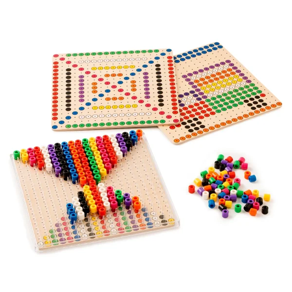 Construis avec les perles — Eduplay jeu pédagogique Kita