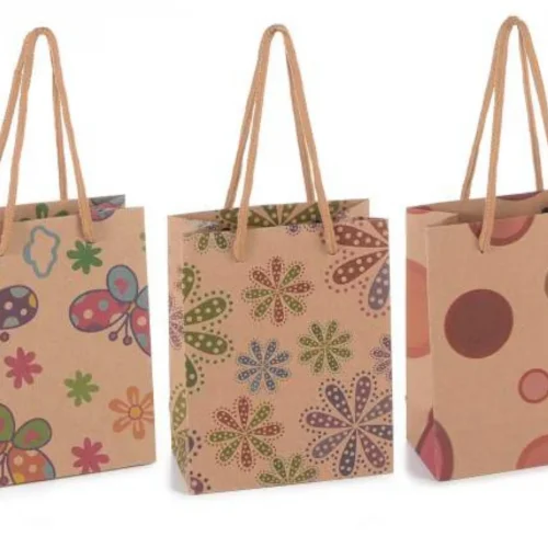 Petit sachet cadeau coloré — Kiki-Ena Matériaux de loisir créatif Bois naturel