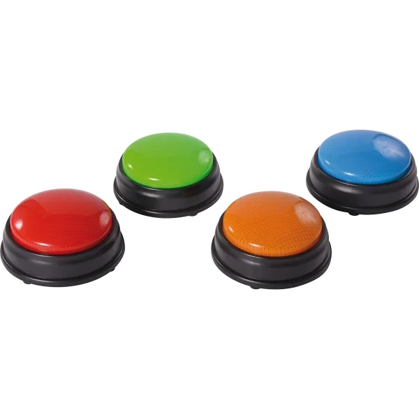 Ensemble de 4 buzzers avec lumière — Eduplay jouet pédagogique maternelle