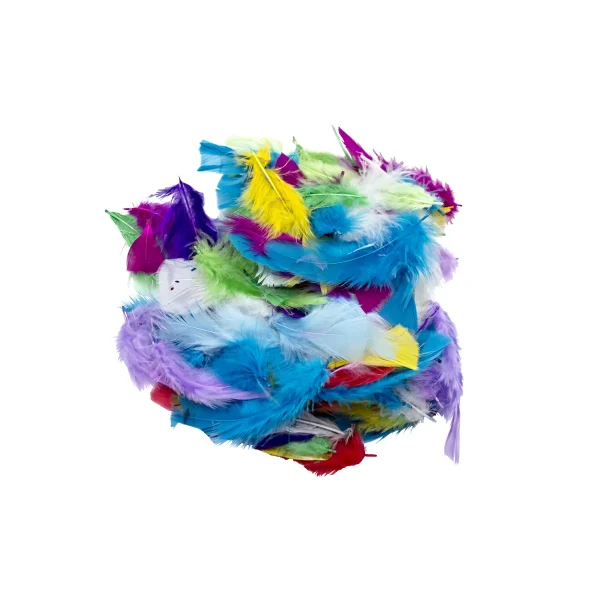 Plumes pour collage, env. 20 g — Jeu éducatif Eduplay pour la crèche