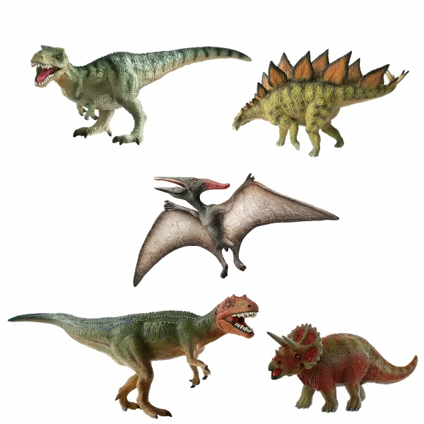 Lot de 5 Figurines Dinosaures — Jouet éducatif Eduplay