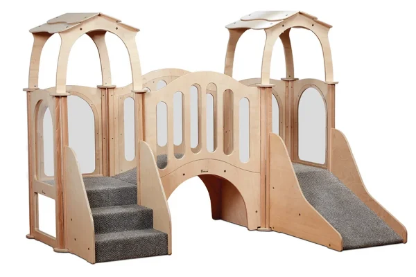 Discovery Bridge Salle de Jeux (avec toit) — Millhouse Jeux Éducatifs École