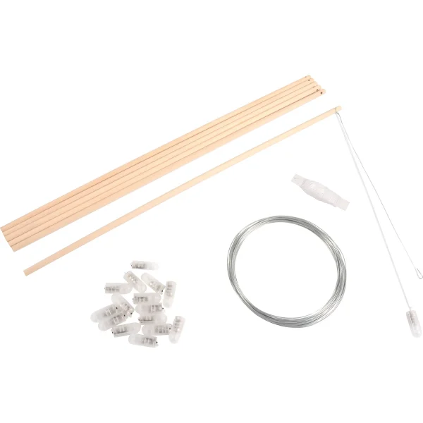 Bâton lanterne bois LED DIY - Set de 12 — Eduplay jouet éducatif maternelle