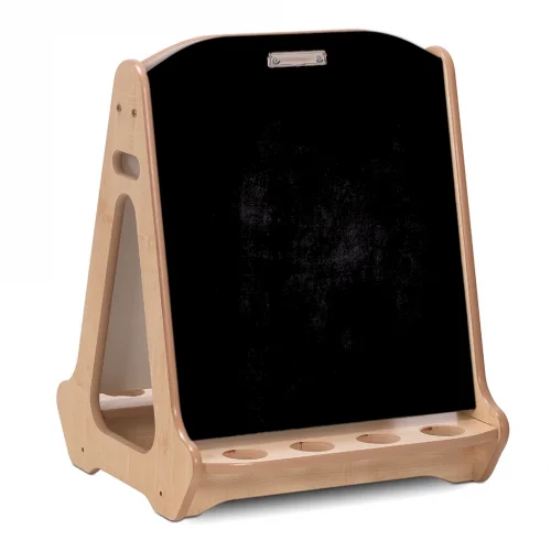 Chevalet tableau noir/blanc double face 2 stations — Millhouse Jouets Éducatifs École