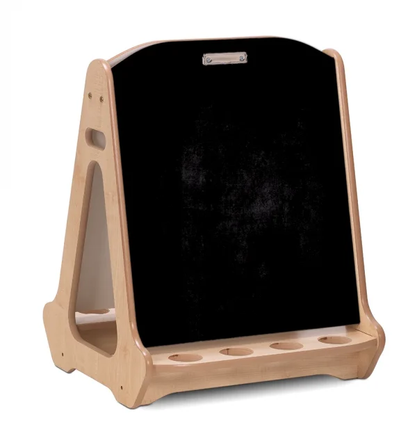 Chevalet tableau noir/blanc double face 2 stations — Millhouse Jouets Éducatifs École