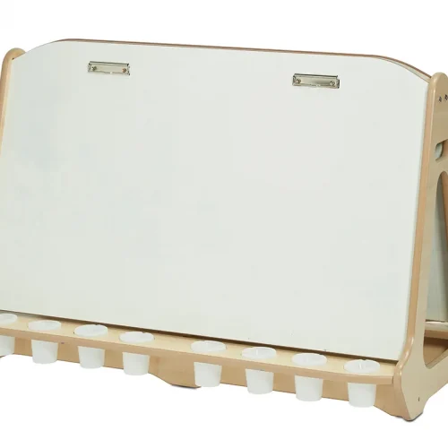 Chevalet tableau blanc double face 4 stations — Millhouse Jouets Éducatifs École