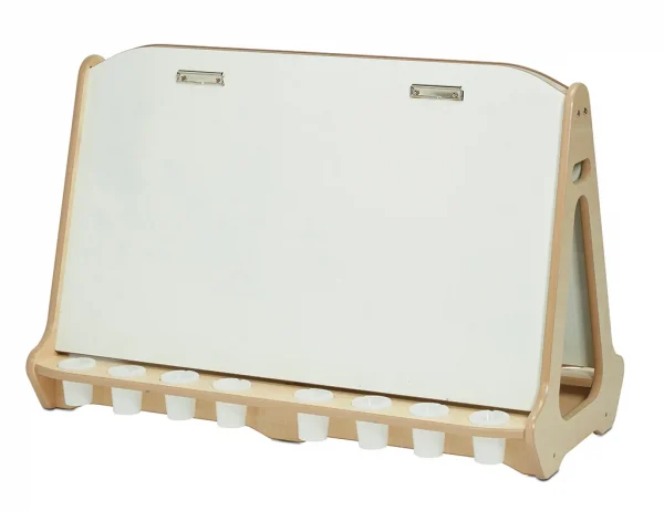 Chevalet tableau blanc double face 4 stations — Millhouse Jouets Éducatifs École