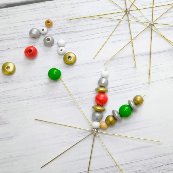 Étoiles en fil Ø 10 cm • 2 pièces — Kiki-Ena Matériel de bricolage Bois naturel